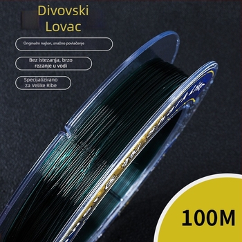 Glavna ribolovna linija — najlon, duljina 100 m, nosivost 30 kg, 5 komada u kutiji