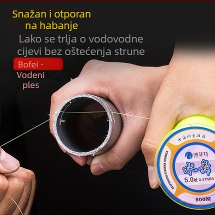 Boffett Water Dance 500 m najlona za morski ribolov — glavna linija s vodilicom