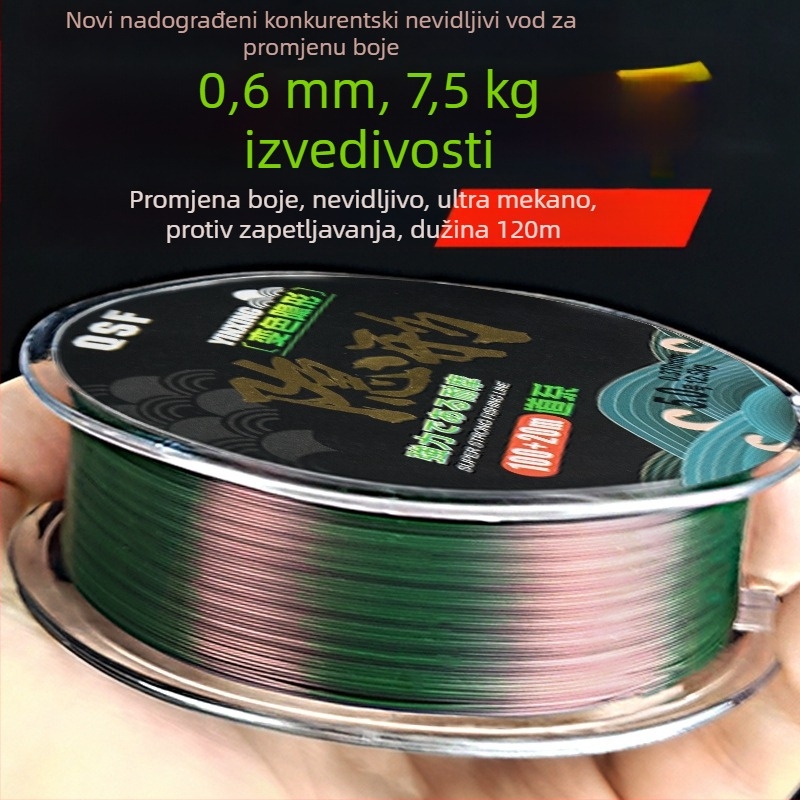 Glavna linija za ribolov — Materijal: Najlon; Snaga: Super jaka; Marka: Thousand Silk Square; Pakiranje: 10 pločica u maloj kutiji