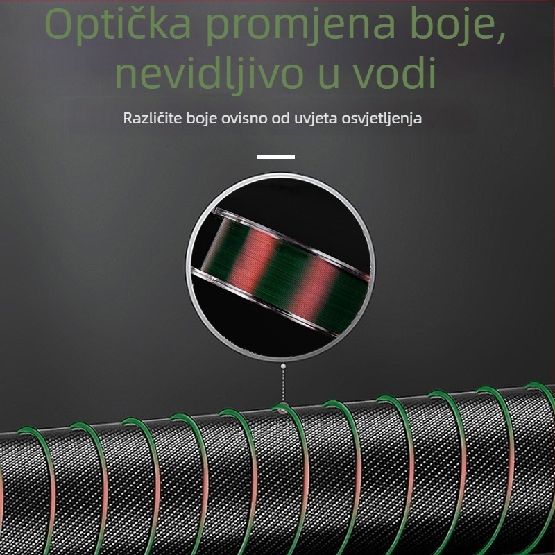 Glavna linija za ribolov — Materijal: Najlon; Snaga: Super jaka; Marka: Thousand Silk Square; Pakiranje: 10 pločica u maloj kutiji