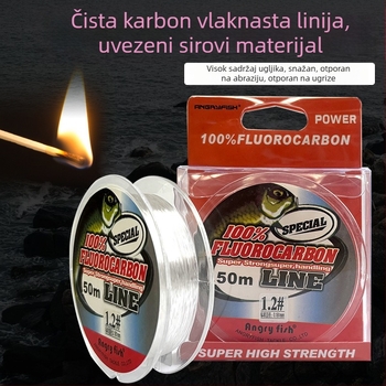 Podlini za ribolov od karbonskih vlakana, nosivost 20–220 lb