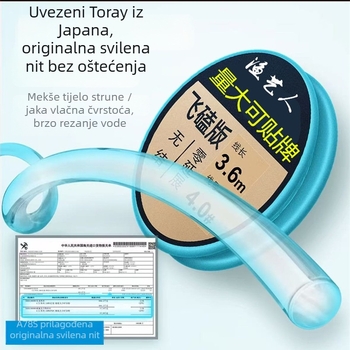 Najlonska glavna linija za pecanje u tamnim jamama, set dužine 3,6 m, s integriranim olovnim utegom i ojačanim dijamantnim čvorom
