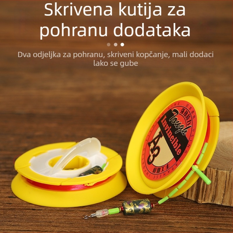LINNHUE/Lake Glavna ribolovna linija — Najlon, Visoka čvrstoća, Pakiranje 100 komada