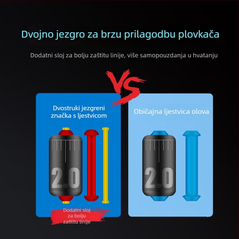 Chuanji glavna linija, najlon, ručno vezana, gotov komplet