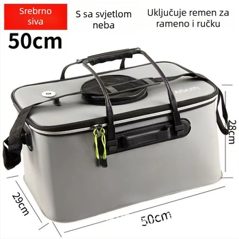 Koš za žive ribe sa sklopivim EVA dizajnom, ojačan i višestruke namjene (Materijal: EVA; Bruto težina: 1)
