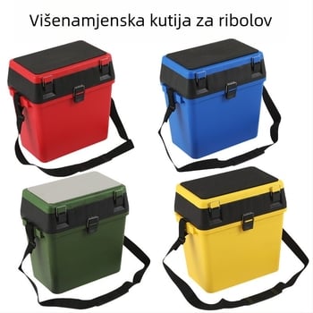 Višenamjenska kutija za ribolov mamaca, lagana sjednica kutija, debela konstrukcija, otporna na habanje, otporna na padove (Materijal: Drugo; Ukupna težina: Drugo)