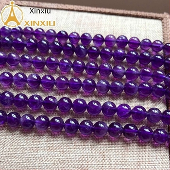 Rookie ametistne slobodne perle – polirane ametistne perle za DIY nakit