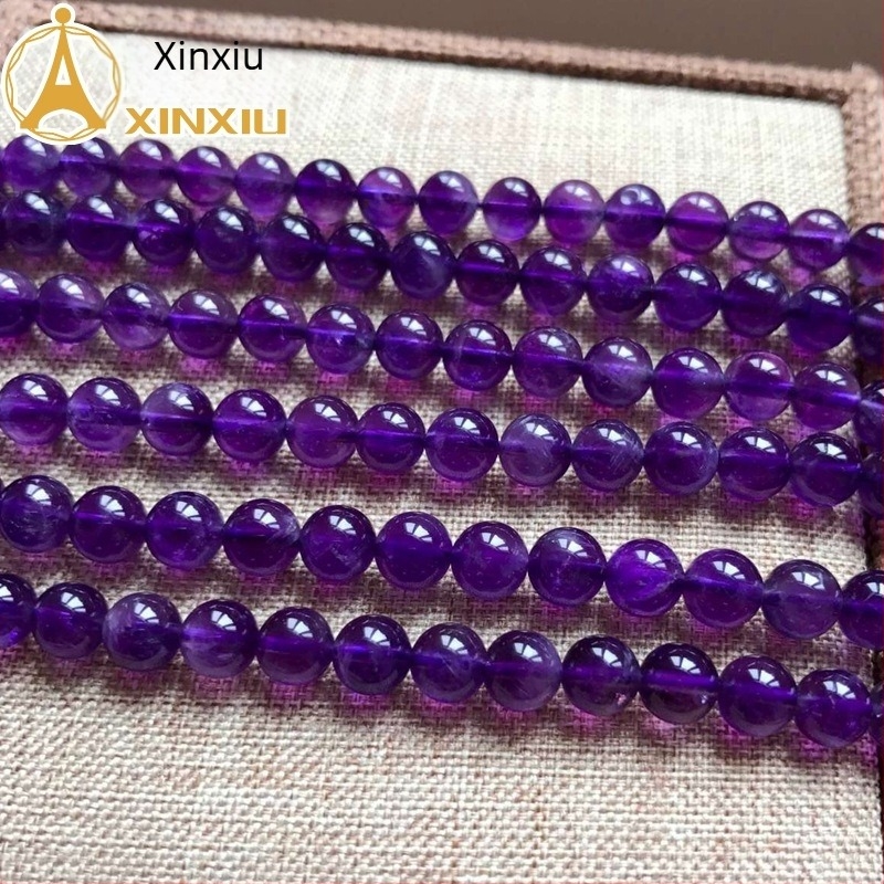 Rookie ametistne slobodne perle – polirane ametistne perle za DIY nakit