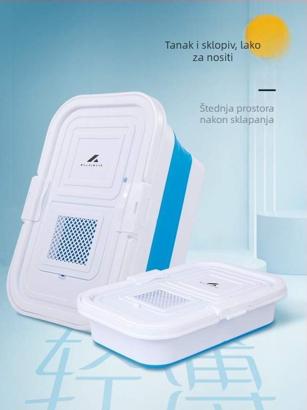 Sklopiva košnica za žive ribe za ribolov, višenamjenska kutija za mamce, prijenosni čvrsti spremnik vode