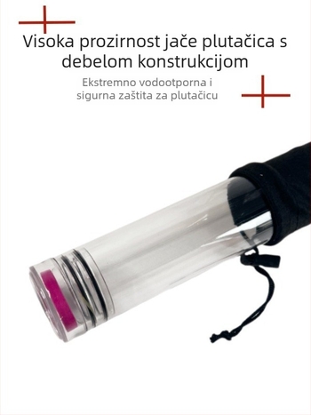 Prozirni produženi cijev za plovke za ribolov – s višestrukim odjeljcima, akril