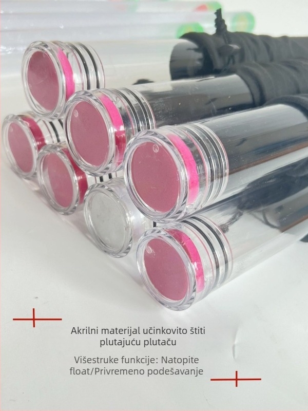 Prozirni produženi cijev za plovke za ribolov – s višestrukim odjeljcima, akril