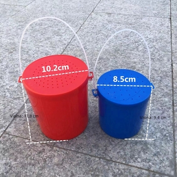 Hongfei Plastična Prenosna Kutija za Žive Namamice – Prozračna Kutija za Crve