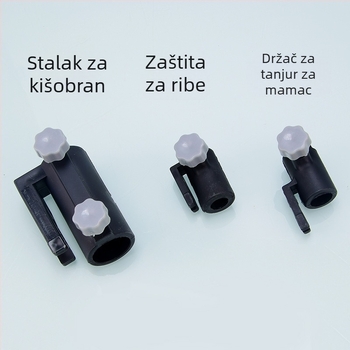 DIY dodaci za prilagodbu ribarske kante s ručkom i poklopcem, umetanje štapova i nosač kišobrana (Marka: Drugo; Materijal: Drugo)
