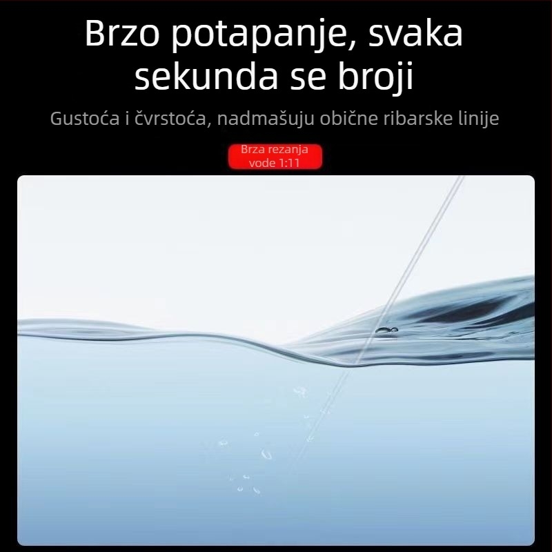 Zhenxiu Lagani set glavne linije s ojačanim dijamantnim čvorom za Black Carp, Grass Carp, Bighead Carp i Crucian Carp • Najlon nit • Duljina 3.6–15 m