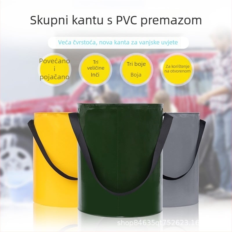 Vanjska sklopiva kanta za djecu – prenosna za igru s vodom i pijeskom, ribolovni dodatak