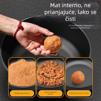 ABS set od četiri posude za mamce s kaiševima za ribolov