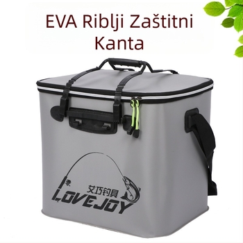 EVA ribolovna kanta s vodootpornom sklopnom konstrukcijom, ojačana, težina 1 kg