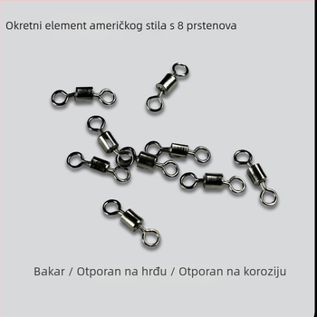 Svjetleći set dodataka s okretom za izradu ribarske linije