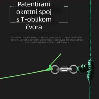 Bojiang Set protiv zaplitanja za morski ribolov s velikim udicama i linijom