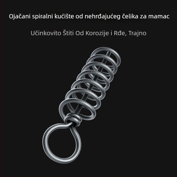 Eksplozivna opružna udica za ribolov, anti-zamotavanje, marka Yuting, model Qianyou spring explosion hook, udica za ribolov