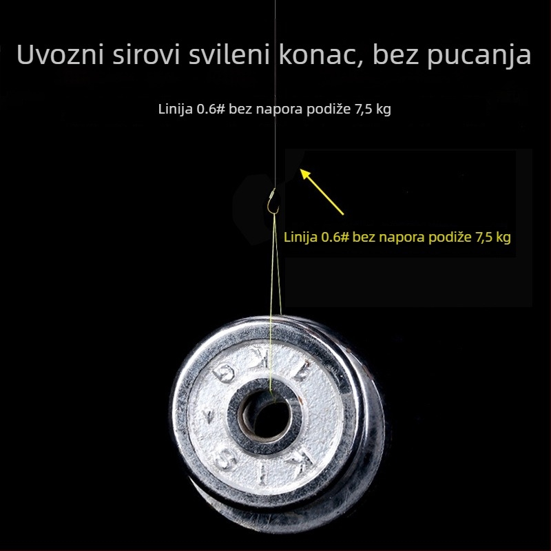 Zlatni komplet za šarana s dvostrukim kukama i povezanom vodilnom linijom, protiv zaplitanja, stil Kantō Ise-Ni