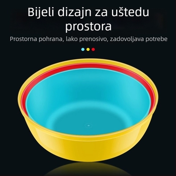 Hurricane trodijelni set posuda za mamce za ribolov — ABS materijal