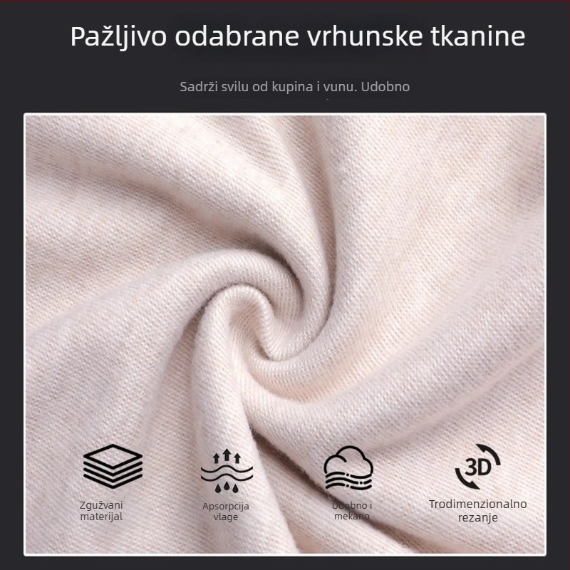 Unisex Tai Chi odijelo za jesen i zimu, debeli poliesterski miks sa svilenom i vunom, za odrasle treniranje