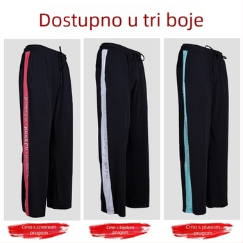 Wushu trening hlače, široke, Tai Chi stil, unisex, proljeće–jesen model, materijal: mješavina kemijskih vlakana, 82% najlon.