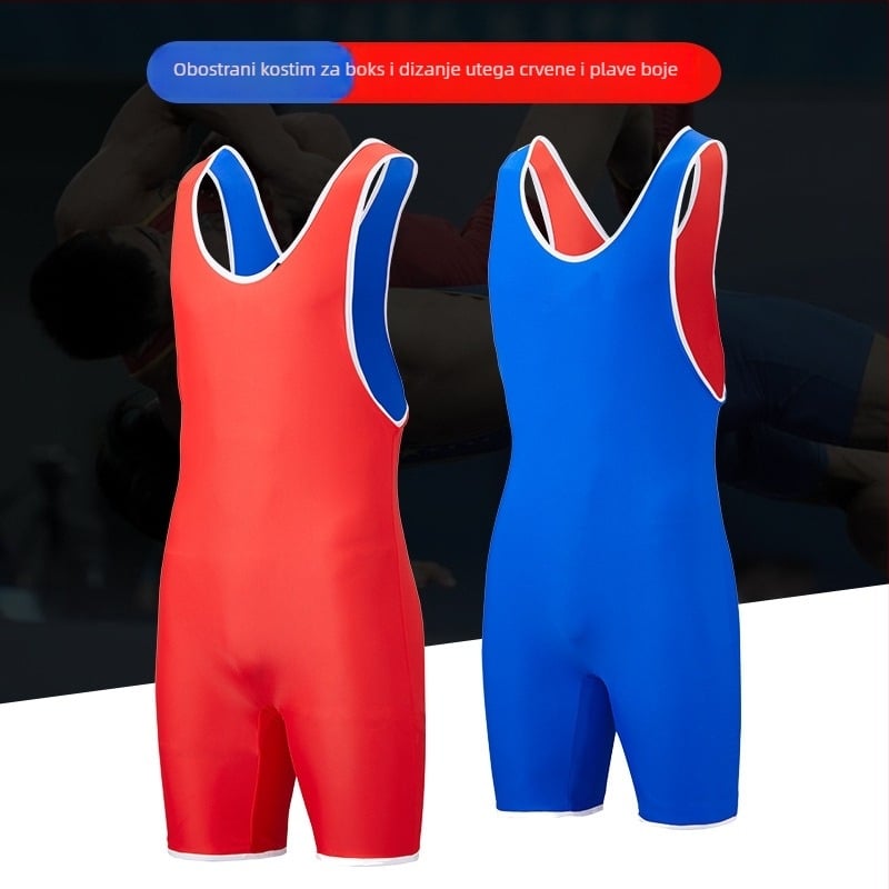 Borilački kostim, dvostrani, unisex, jednodijelni za trening i natjecanje, 100% najlon