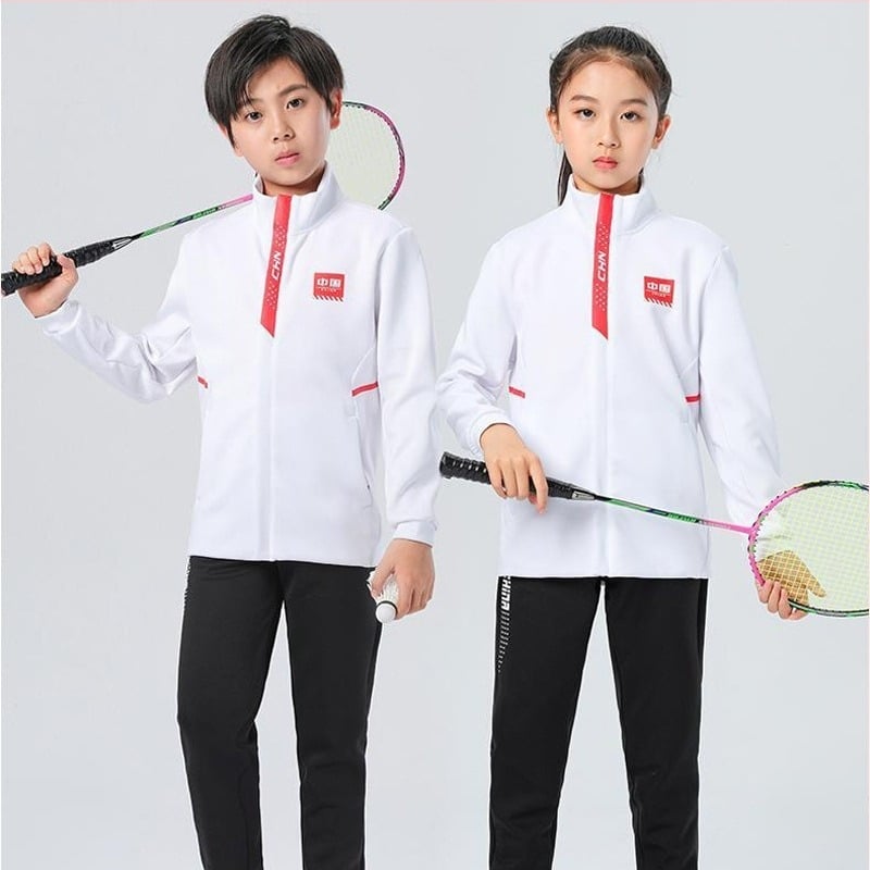 Dječji zimski sportski set s odvojivim stojećim ovratnikom, dugi rukavi, poliester, unisex, pogodan za zimu, proljeće i jesen