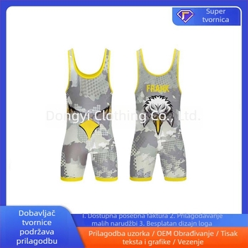 Prilagođeni jednodijelni borilački trening kombinezon s termotransferom, kineskog stila, unisex