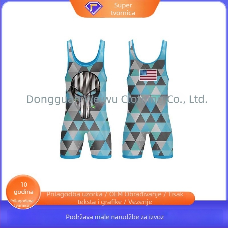 Prilagođeni jednodijelni borilački trening kombinezon s termotransferom, kineskog stila, unisex