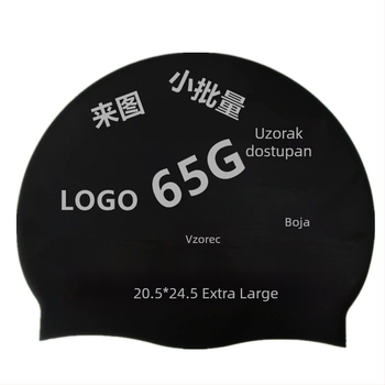 Silikonska kapa za plivanje s vodootpornom zaštitom ušiju, za odrasle, unisex