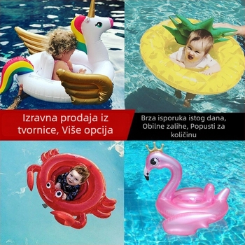 Naduvavanje plivački prsten za djecu s sjedalom u obliku ptice, PVC 0.25 mm, otisnuti uzorak