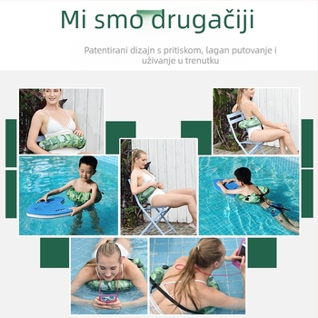 Plivački prsten - Kamufliran polukružni oblik, PVC, zgušnjen, napuhan