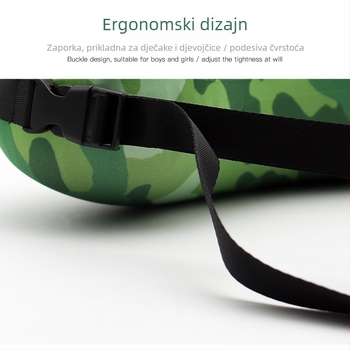 Plivački prsten - Kamufliran polukružni oblik, PVC, zgušnjen, napuhan