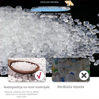 Dječji plivački prsten s printom, ekološki PVC, debljina 0,35 mm, pogodan za plivanje i vodene aktivnosti.
