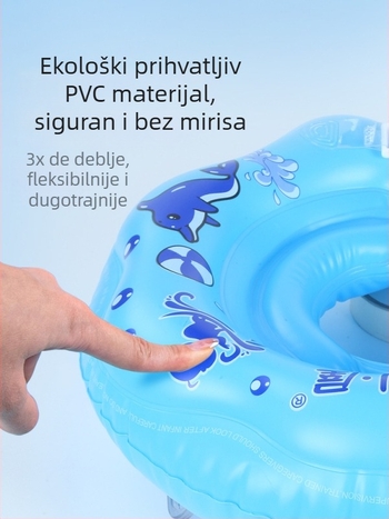 Dječji plivački prsten – ekološki PVC, debljina 0.3 cm, uzorak tiskanja, pogodan za plivanje i hodanje u plićaku