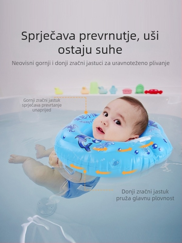 Dječji plivački prsten – ekološki PVC, debljina 0.3 cm, uzorak tiskanja, pogodan za plivanje i hodanje u plićaku