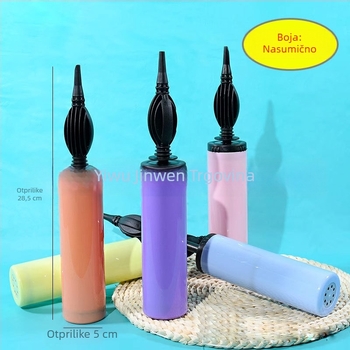 Pedalna pumpa za napuhivanje za joga loptu, plivački prsten i balone; materijal: plastika; pakiranje: 100 kom; uvoz: Ne; IP ovlaštenje: Ne