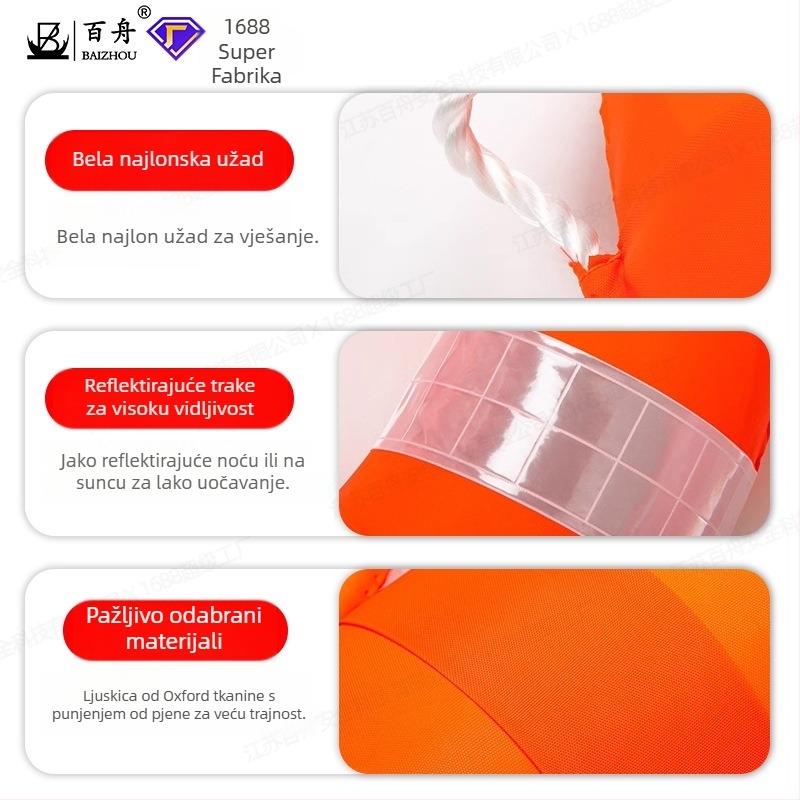 Hundred Boats Plivački prsten od pjene za odrasle — materijal: pjena; pogodan za plivanje i rekreaciju