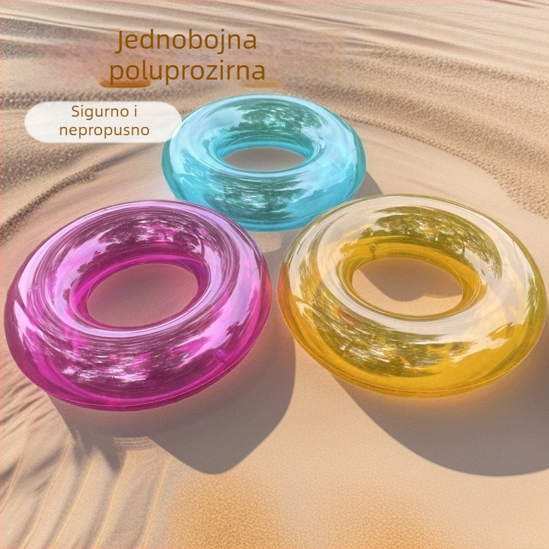 Prsten za plivanje za odrasle, ekološki PVC, debljina 0,20 mm, pogodan za plivanje i hodanje po vodi (ekološki PVC, 0,20 mm, odrasli, za plivanje i hodanje po vodi)