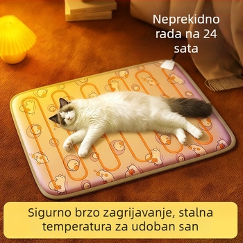 Električna podloga za pse — PVC materijal, čišćenje brisanjem, jednostavna instalacija