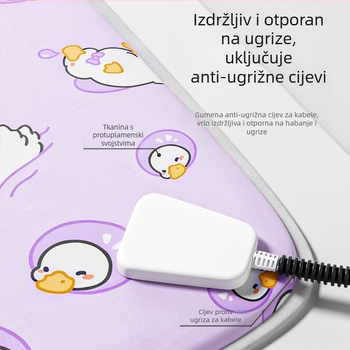 Električna podloga za pse — PVC materijal, čišćenje brisanjem, jednostavna instalacija