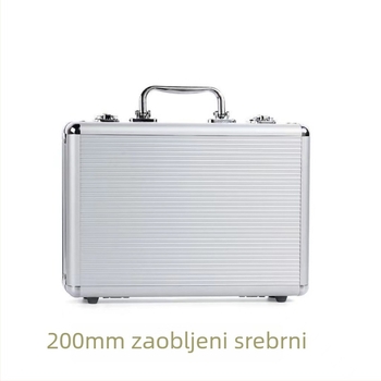 Kutija za žetone od aluminijske legure, komplet 18 komada, prilagodljiva, za šah i igre s kartama