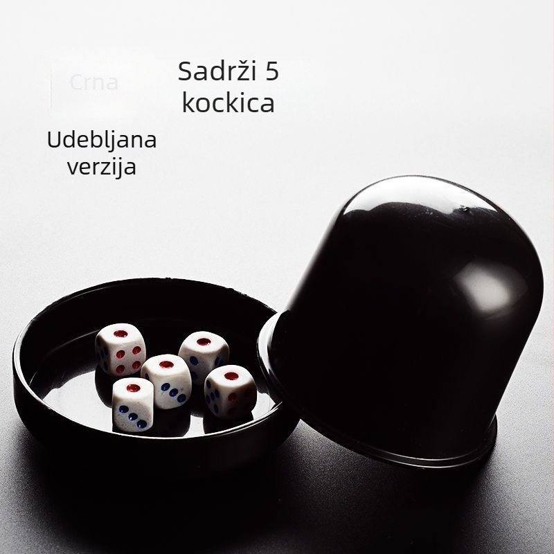 Set čašica za kocke, debeli zidovi, za barove i karaoke