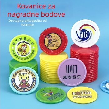 Hanmo plastični žeton za nagrađivanje djece i edukativne igre – bodovni novčići za vrtić i osnovnu školu
