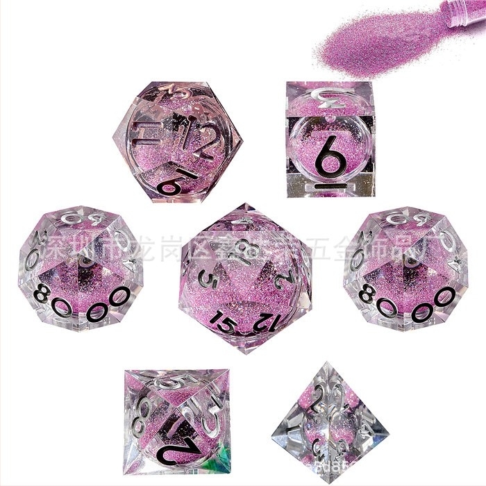 Xindarong metalne 20-strane kocke, paket od 100 komada