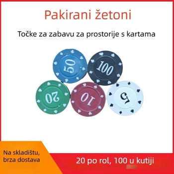 Set čipova za šah i igre s kartama | ABS plast, veličina čipa 4.0
