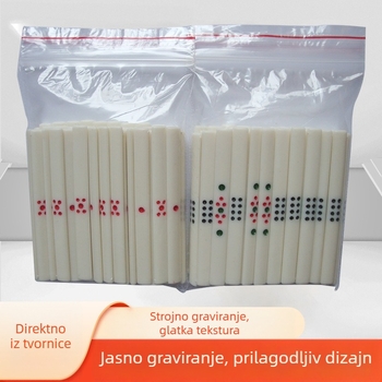 ABS čipovi za Mahjong i igre s kartama, bijeli, paket 10.000